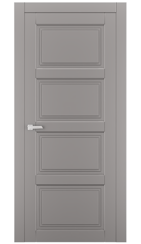 Міжкімнатні двері Estetdoors Grand 2D /1.4 RAL7036 Глухі Фарба