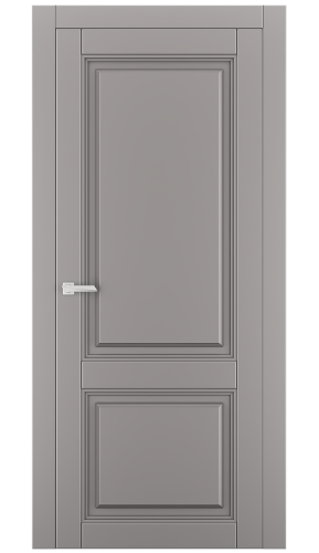 Міжкімнатні двері Estetdoors Grand 2D /2.2 RAL7036 Глухі Фарба