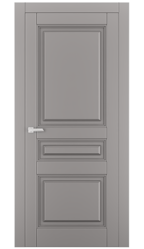 Міжкімнатні двері Estetdoors Grand 2D /2.3 RAL7036 Глухі Фарба