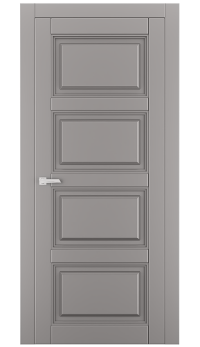 Міжкімнатні двері Estetdoors Grand 2D /2.4 RAL7036 Глухі Фарба