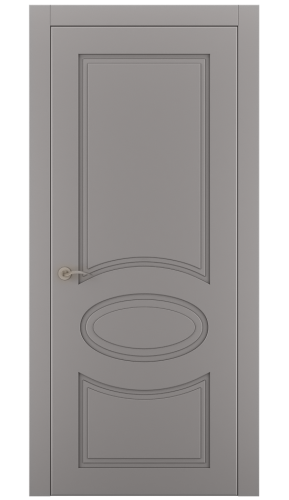 Міжкімнатні двері Estetdoors Grand 2D /7 RAL7036 Глухі Фарба