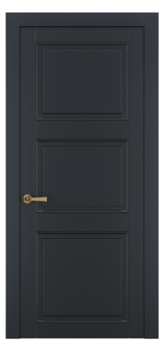 Міжкімнатні двері Estetdoors Grand 3D /4 RAL7016 Глухі Фарба